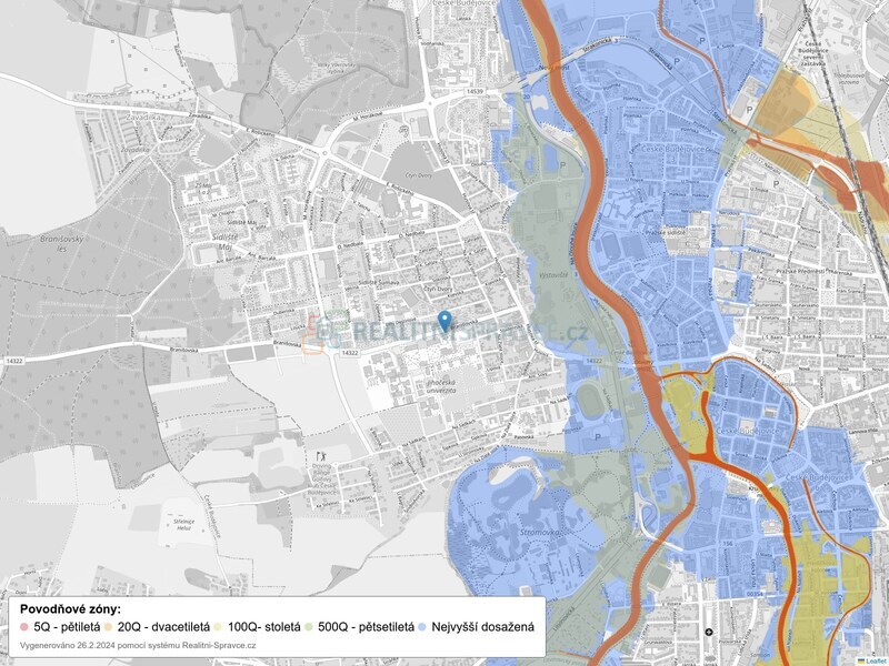Novostavba rodinného domu o 2 bytových jednotkách na ulici Branišovská, České Budějovice