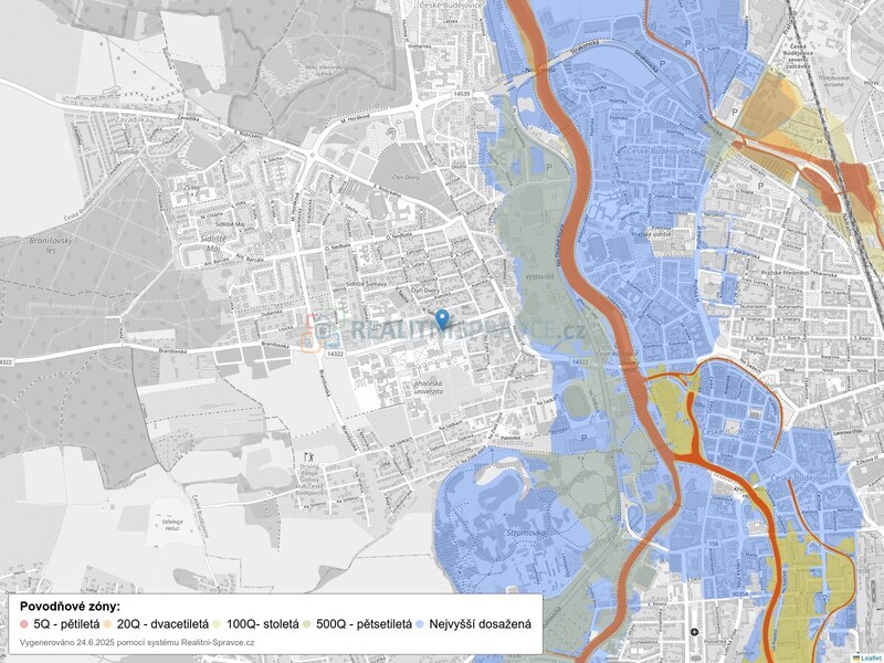 Novostavba bytového domu o 30 jednotkách na ulici Branišovská, České Budějovice