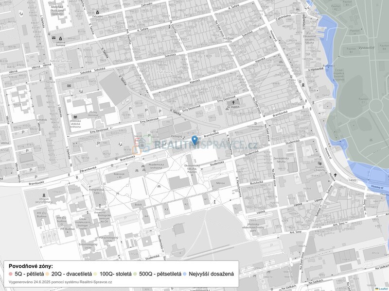Novostavba bytového domu o 30 jednotkách na ulici Branišovská, České Budějovice