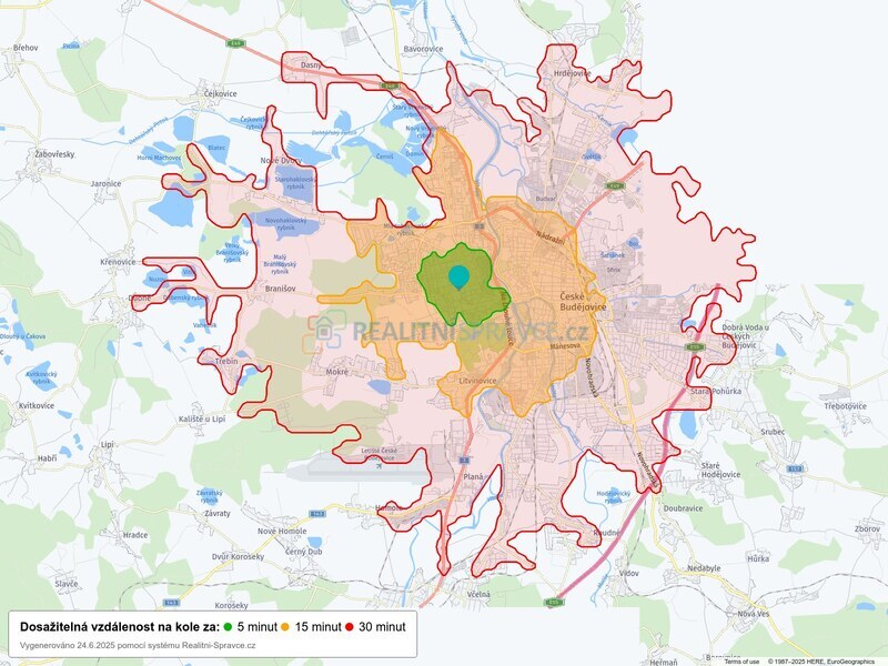 Novostavba bytového domu o 30 jednotkách na ulici Branišovská, České Budějovice
