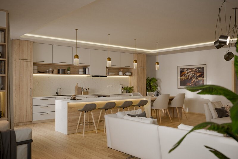 Pronájem standardního bytu 4+kk v Českých Budějovicích..