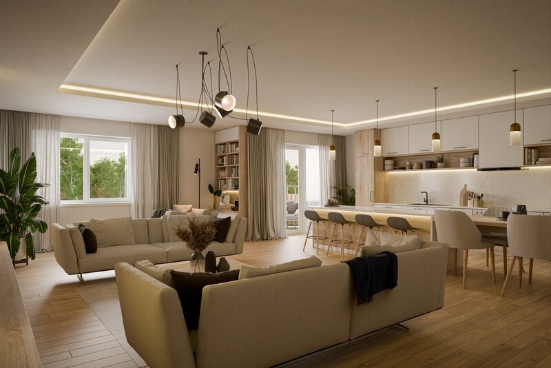 Pronájem standardního bytu 4+kk v Českých Budějovicích..